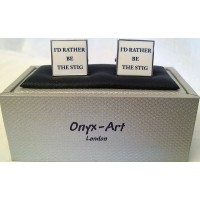 ONYX-ART CUFFLINK SET - THE STIG